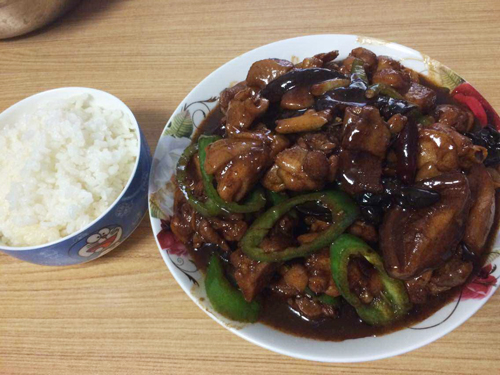 黄焖鸡米饭