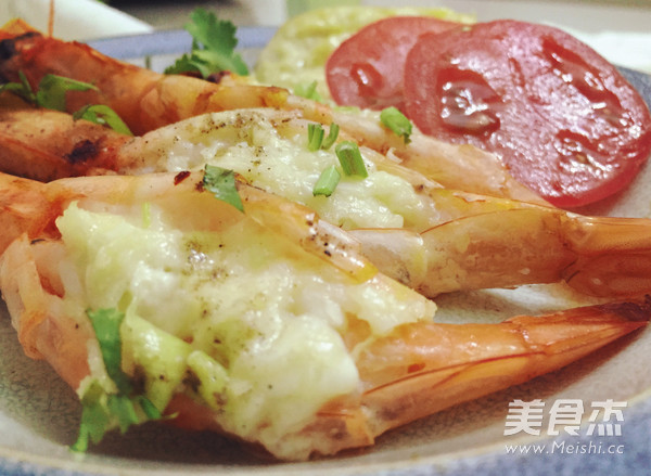 蒜蓉开背虾