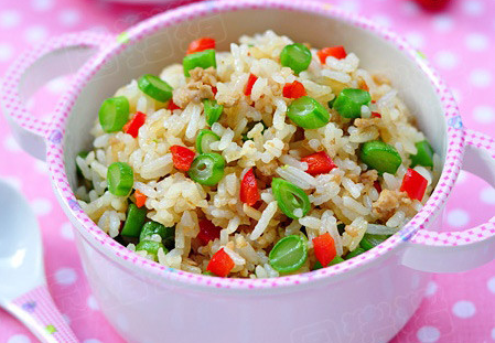 四季豆炒饭