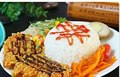 黑椒鸡排板烧饭