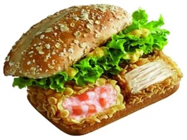 鱼虾情侣堡+BBQ鸡肉卷+黑椒鸡块+中可