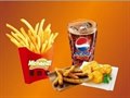 无骨鸡柳+黑椒鸡块+大份薯条+中杯可乐