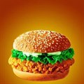 香辣鸡腿堡+香酥鸡腿+中可