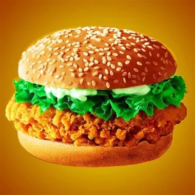 香辣鸡腿堡+玉米黄金蛋+中可