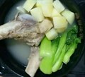 土豆筒骨饭+米饭+时蔬