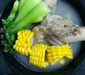 玉米筒骨饭+米饭+时蔬