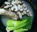 香菇筒骨饭+米饭+时蔬