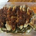 口水鸭+排骨罐汤+蔬菜+米饭
