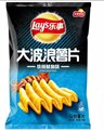 乐事 铁板鱿鱼味大波浪薯片