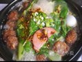 砂锅牛肉丸子