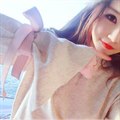 针织套头上衣+粉色九分裤