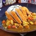 咖喱猪排饭プラス破壁玉米汁(可另选)