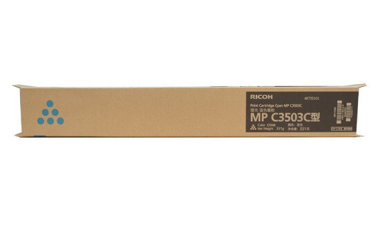 理光（Ricoh）MPC3503C 蓝色碳粉盒1支装 适用MP C3003SP/C3503SP/C3004SP/C3504SP