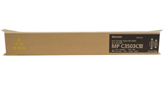 理光（Ricoh）MPC3503C 黄色碳粉盒1支装 适用MP C3003SP/C3503SP/C3004SP/C3504SP