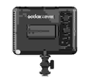 神牛P120c LED补光灯+6600毫安电池+充电器+灯架