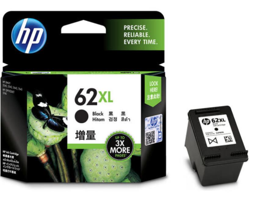惠普（HP）C2P05AA 62XL 黑色高容墨盒 适用200 208 258